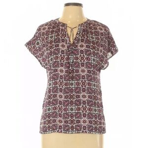 🌿Liz Claiborne Top Blouse Patterned Large